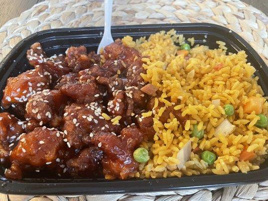 Sesame Chicken & Fried Rice