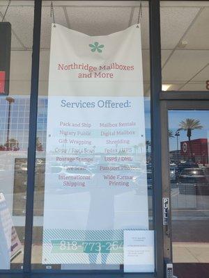 New services that they provide.