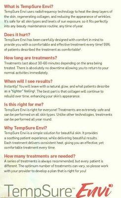 Skin Rejuvenation TempSure Treatment now offered at our office