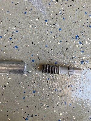 Broken internal spring