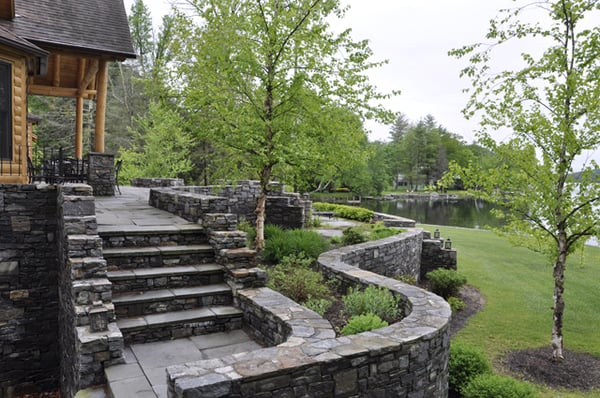 Stone Wall from Level 10 Landworks