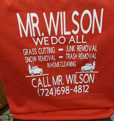 Mr Wilson we do all