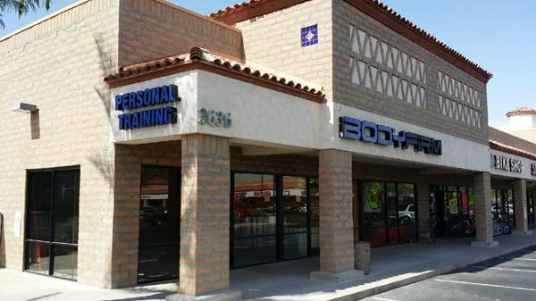 The Body Firm Personal Training Studio new location next to Fry's Shopping Center on Ray Road in Ahwatukee.