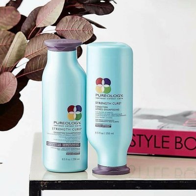 Pureology Strength Cure shampoo and conditioner