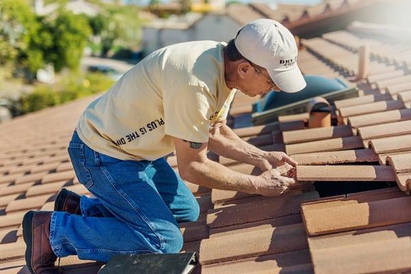 Tile roof inspection