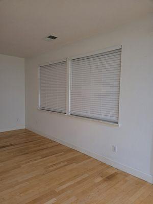 After blinds installation