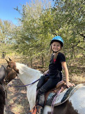 Trail ride at Cross Timbers Trailhead