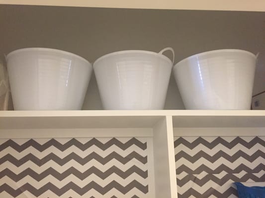 The white bins are perfect for my pantry!