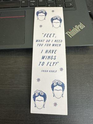 Cute Freida Kahlo bookmark