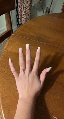 Acrylic ombré