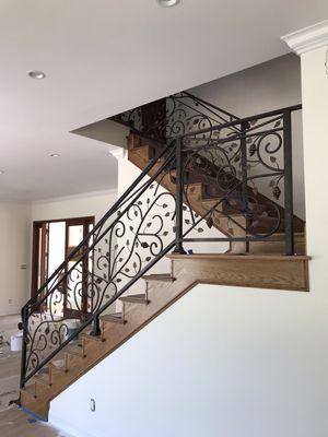 Railing inside the house