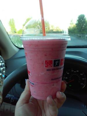 Strawberry banana smoothie!