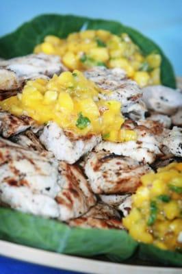 Grilled Chicken with Mango Salsa