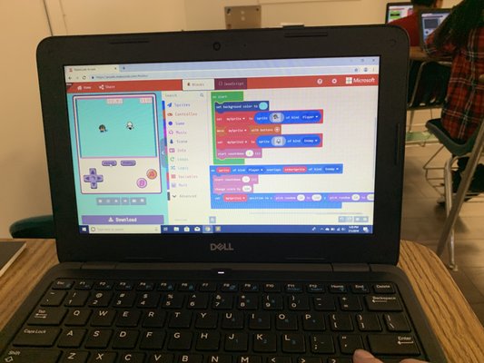 Coding  program building mini video games