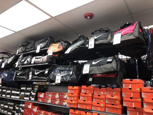 Nike duffle bags perfectly organized