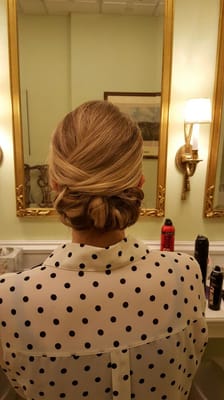 Bridal updo