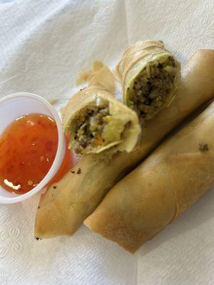 Lumpia or spring rolls