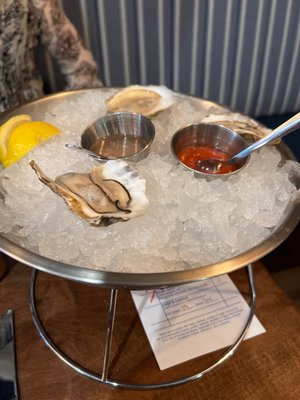 3 Katama Bay oysters