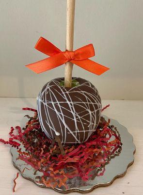 Chocolate covered apples for the special occasion.