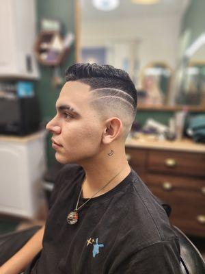 Mid/high skin fade