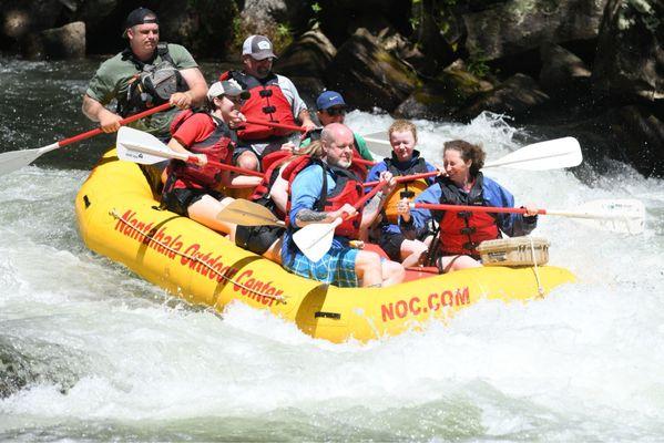 White water rafting with Big Joe!