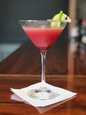 Cucumber Mint Berry Martini (seasonal cocktail)