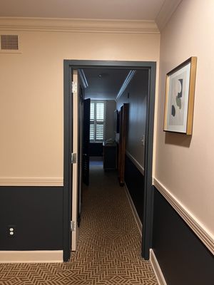 Hallway from living room to bedroom