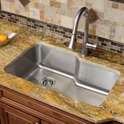 Product photography. Kitchen sink and faucet.