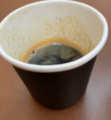 Sample of ristretto (light roast)