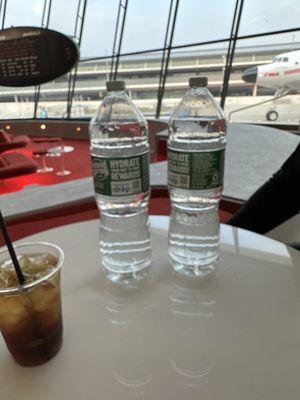 TWA hotel sucks! The drinks were $82 and water $15 Horrible customer service worst hotel I've ever stayed at