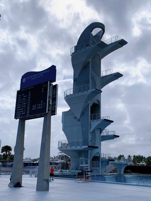 Tallest diving platform in western hemisphere... 27 meters...