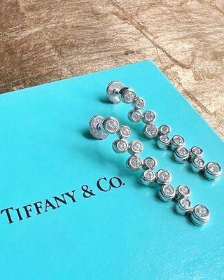 Tiffany Diamond Drop Earrings. Premium prices paid for all pre-owned fine jewelry.