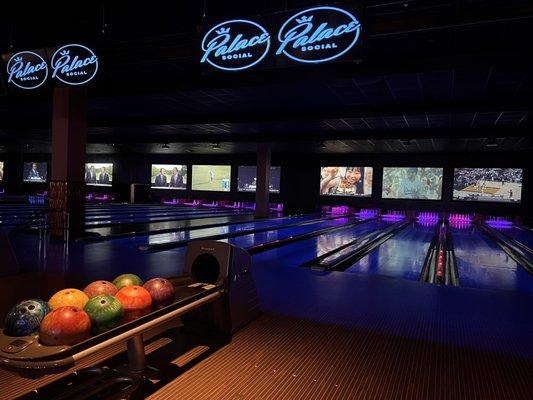 We have 12 lanes of bowling. Perfect for a date or big events. Open daily at 11am all summer.