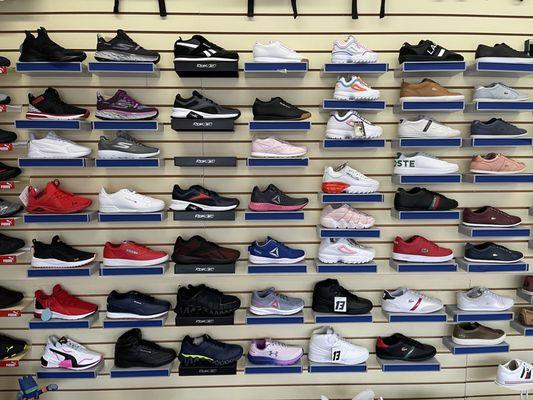 Footwear at El Toro Sporting Goods.