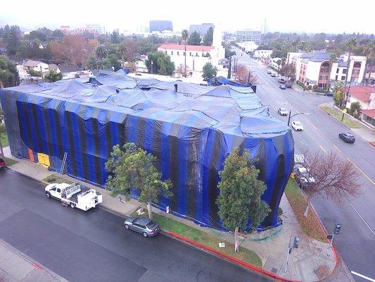 Last fumigation of 2022... Burbank Unified School District office