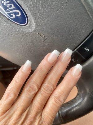 Ever nail is perfectly smooth and shaped identical to the others!