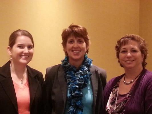 Amy Kolner, Marketing Assistant, Ginny Wilson-Peters,President, Shari Baker, Director of Marketing