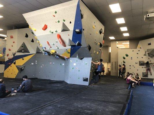 More bouldering wall.