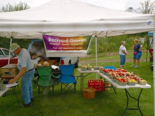 Ed and I operate at Black River Farms from noon until 5PM Saturdays Spring thru Fall