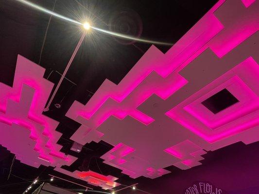 Color changing ceiling