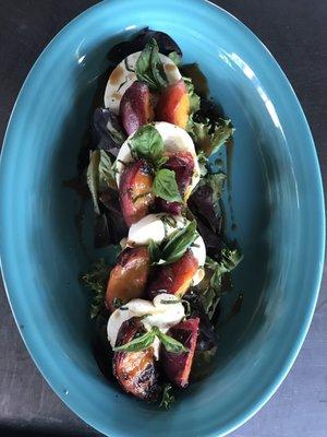 Grilled Peach Caprese