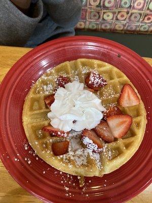 Strawberry waffle