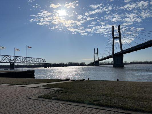 View from the Park Overlooking the Mississippi River