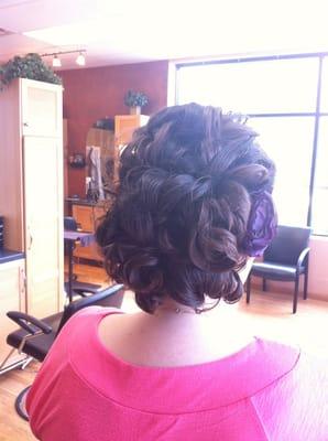 My beautiful updo!