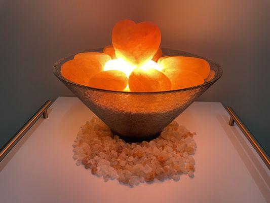 Himalayan Heated Salt Stones with Amazing minerals
To promote  Relaxation Sleep and tension release throughout the body.