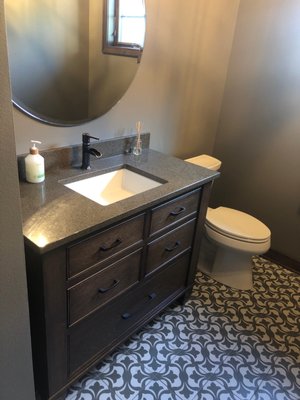 Powder Room Vanity