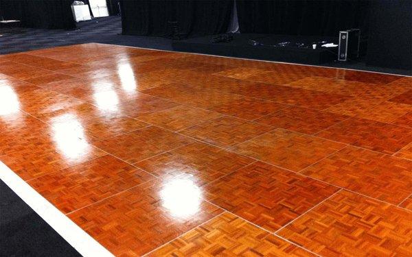 Oak Wooden Dance Floor Rental in DC MD VA