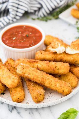 HOME MADE MOZZRELLA STICKS,