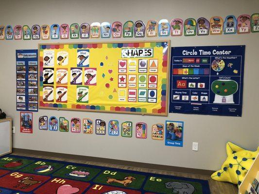 Circle Time Learning Wall