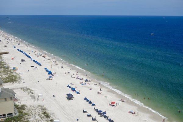 A typical beautiful day along the Gulf Coast